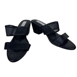Steven by Steve Madden black block heel sandals Size 8